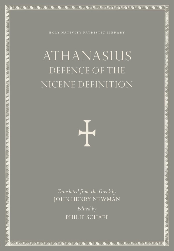 Defence of the Nicene Definition cover